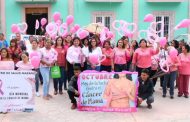 Llama Presidenta del SMDIF Mazapil  a  luchar y hacer conciencia contra el cáncer de mama.
