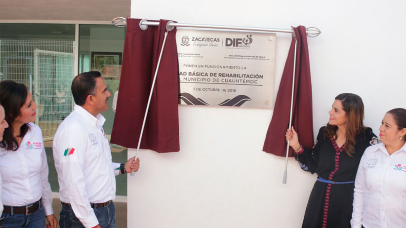 Inaugura Gobierno unidad básica de rehabilitación en Cuauhtémoc