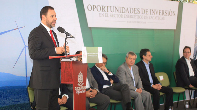 Zacatecas, la mejor opción para inversionistas del sector energético: Tello