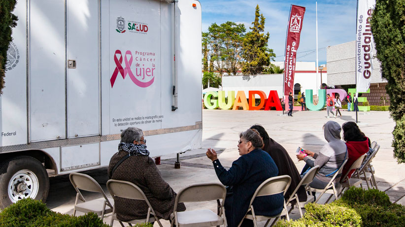 Ayuntamiento de Guadalupe atiende a mujeres para la Detección temprana en Cáncer de mama