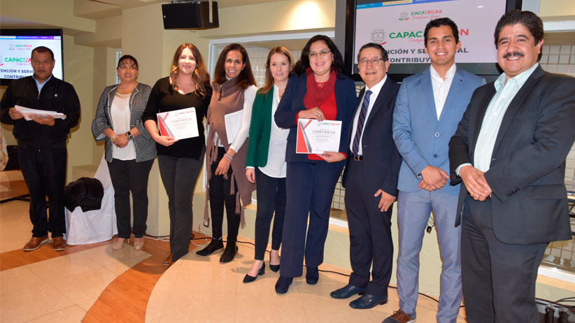 Concluye curso de atención al Contribuyente dirigido a Recaudadores de rentas