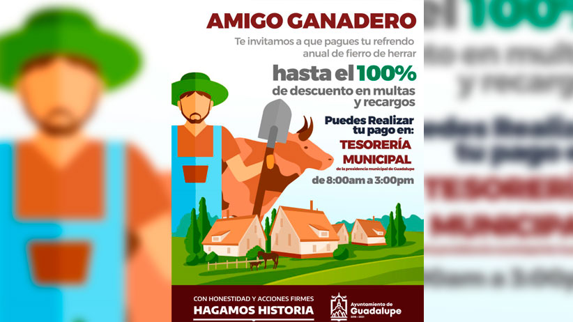 Ayuntamiento de Guadalupe tendrá descuentos para productores