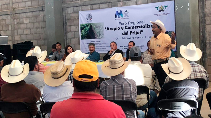 Buscan diputados y diputadas fortalecer a productores del frijol
