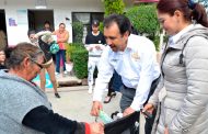 Miguel Torres entrega de Aparatos Funcionales para la gente vulnerable