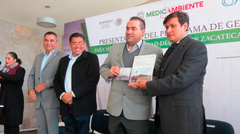 Recibe Estado de Zacatecas proyecto para mejorar la calidad del aire 2018 - 2028