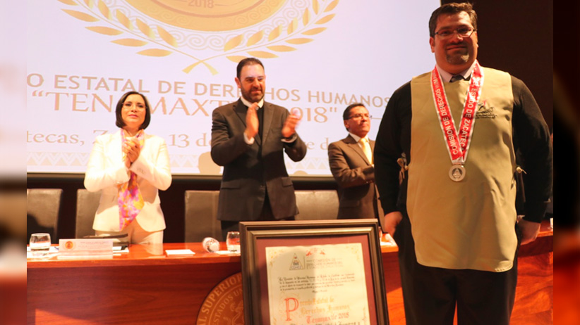 Entrega CDHEZ Premio Estatal de Derechos Humanos a la Fundación 