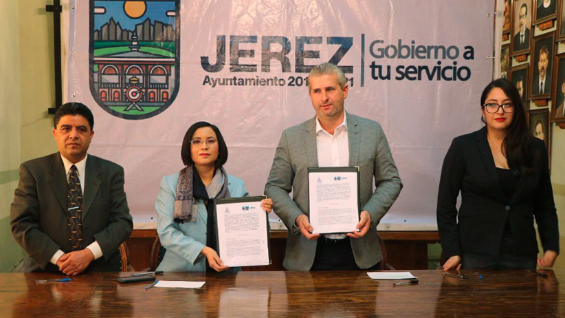 Firman Convenio la CDHEZ y el Ayuntamiento de Jerez