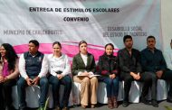 Entregan Estímulos Escolares en Chalchihuites