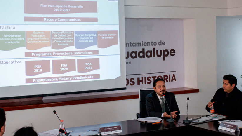 Guadalupe es el primer municipio del Estado en aprobar su plan Municipal de Desarrollo