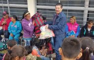 Incesante entrega de Apoyos Invernales en Mazapil