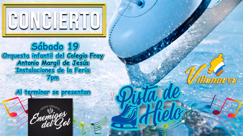 Concierto en la Pista de Hielo de Villanueva