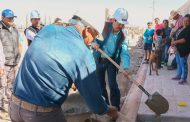 Continúa Gregorio Macías con la entrega de obras en comunidades de Mazapil