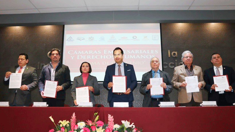 La CDHEZ firma convenio con las Cámaras Empresariales
