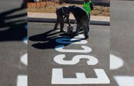 Continúa Gobierno de Zacatecas instalación de señalética en instituciones educativas