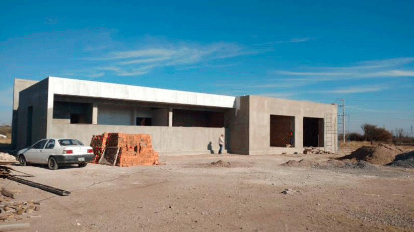 Avanza construcción de Unidad Básica de Rehabilitación en Enrique Estrada