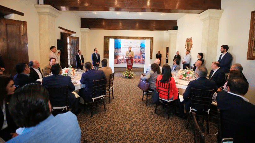 Reconoce Gobernador Tello trabajo unido con hoteleros para impulsar el desarrollo turístico de Zacatecas