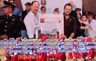 Video: Cofradía San Juan Bautista de Zacatecas se hermana con la Asociación de Fiestas de Moros y Cristianos “Santas Justa y Rufina” de Orihuela, España