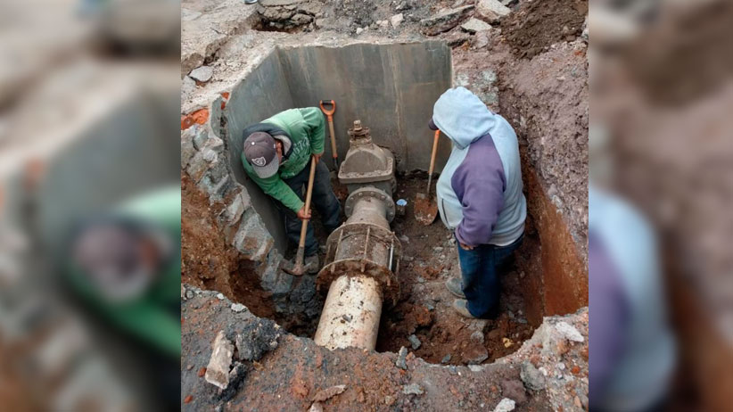 Sustituye JIAPAZ Válvulas obsoletas en colinas del padre para mejorar suministro