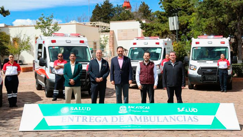 Con la entrega de 26 nuevas ambulancias a Remeza, Gobernador Tello cumple en salud