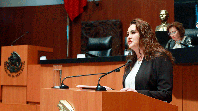 Esclarecer destino de los bienes de Los Pinos, una decisión histórica del Senado: Geovanna Bañuelos