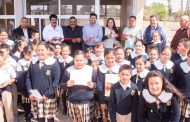Julio César Chávez Inaguró aulas en comunidades