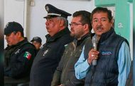 Se reunen diferentes corporaciones policiacas en Mazapil