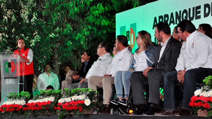 Entre Priistas de carne y hueso, la Presidenta Nacional del PRI ofrece apertura, inclusión y triunfos electorales