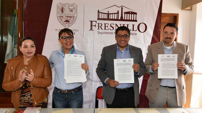 Gobierno de Fresnillo firma Convenio con Fonacot