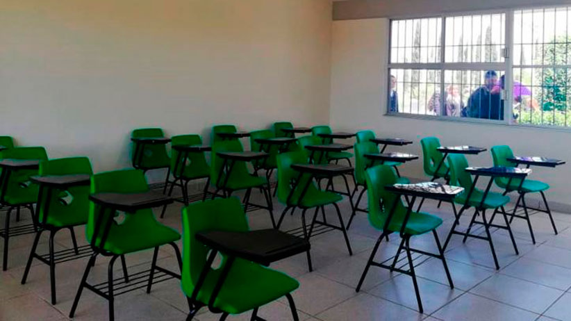 Recibe aula rehabilitada alumnado de COBAEZ Chaparrosa