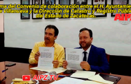 Evento en vivo: Firma del Convenio de colaboración entre el H. Ayuntamiento de Villanueva y la Dirección de Catastro y Registro Público del Estado de Zacatecas