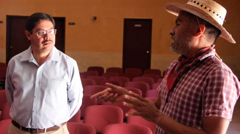 Atiende gobierno de Tello a comunidad artística en audiencia pública del IZC en Vetagrande