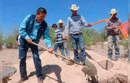 Inicia Gregorio Macías obras en Los Haro y Benito Juárez