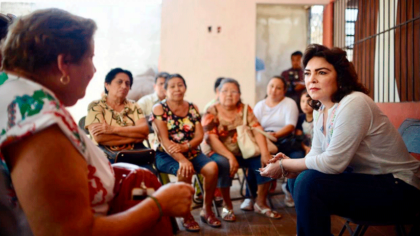 Refrenda Ivonne Ortega su confianza en el INE para la regulación del proceso interno del PRI