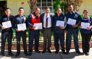Reconoce Saúl Monreal al grupo de Bomberos y Protección Civil 