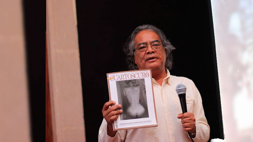 Reconocido Fresníllense, Pedro Valtierra,  Presenta ejemplar de la revista Cuartoscuro