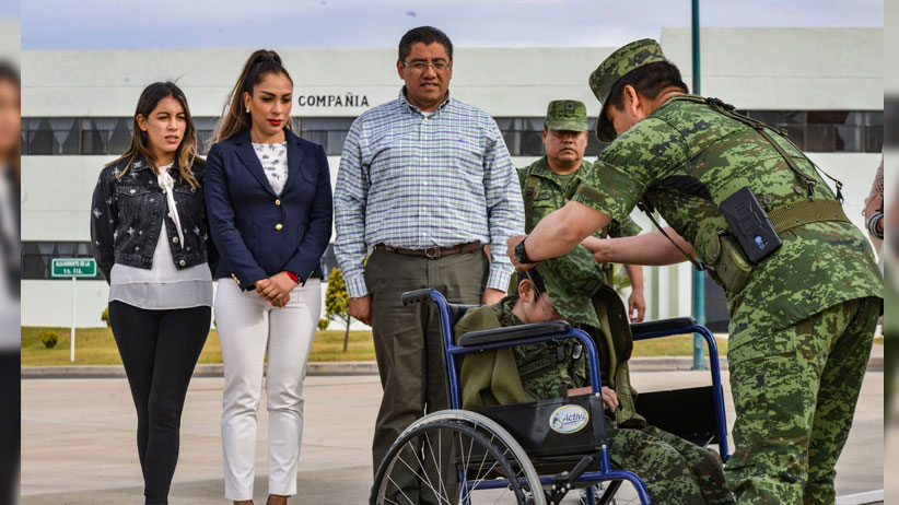 Saúl Monreal testigo de Honor en la Ceremonia Soldado por un día