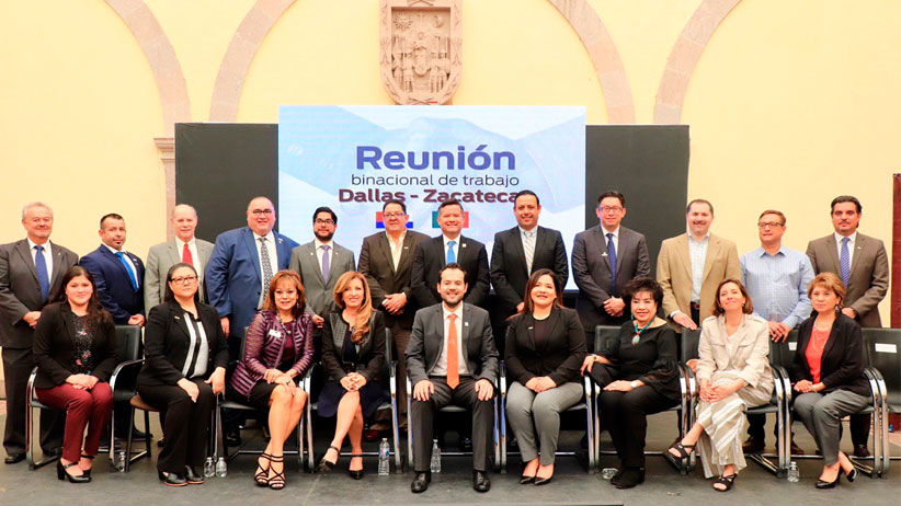 Promueve Ulises Mejía Haro atracción de inversiones con Dallas,Texas