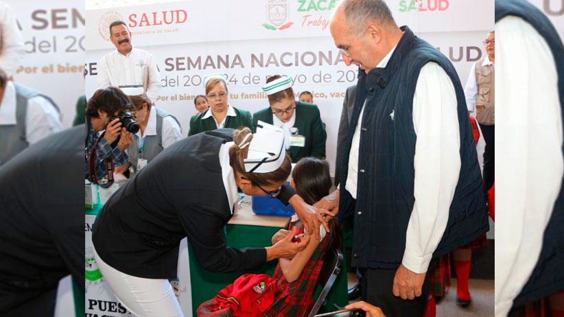 Aplicarán en Zacatecas más de 16 mil dosis de vacuna contra el virus del papiloma humano
