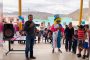 Con Brincolines acuáticos , Payasos y regalos celebran a los niños de Melchor Ocampo en su dia