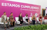 Cumple Alejandro Tello compromisos del contrato con las mujeres
