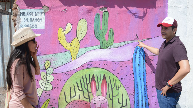 Alcalde de Guadalupe plasma identidad de comunidades con Expresiones artisticas