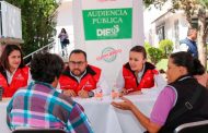 Atiende Directora del SEDIF  35 personas durante audiencia pública