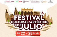 Presenta Guadalupe el Primer Festival Cultural  y Artístico de Julio