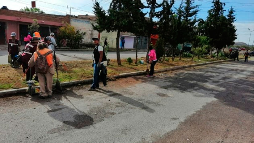 Participan colonos de las Francisco Villa en la 75 Mega Brigada