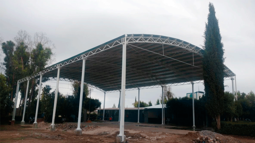  Invierte GODEZAC más 2.2 mdp en instalación de domos para escuelas de Fresnillo y Enrique Estrada