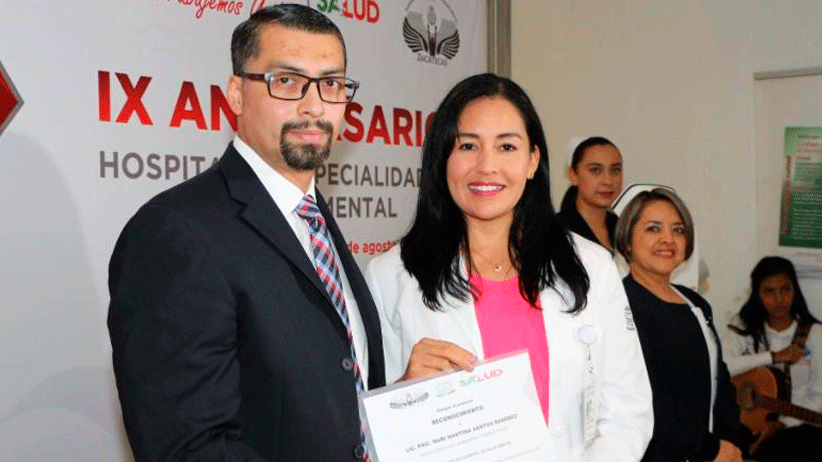 Conmemoran noveno aniversario del hospital de especialidades en salud mental