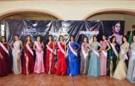 Imponen bandas a las 14 participantes del certamen Miss Teen Zacatecas 2019