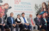 Inicia edición 18 del Festival Barroco de Guadalupe