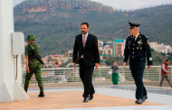 Encabeza Tello honores a la bandera en inicio de celebraciones del mes patrio