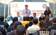 Entregan uniformes a los elementos de la Dirección de Seguridad Pública y Tránsito Municipal de Villanueva